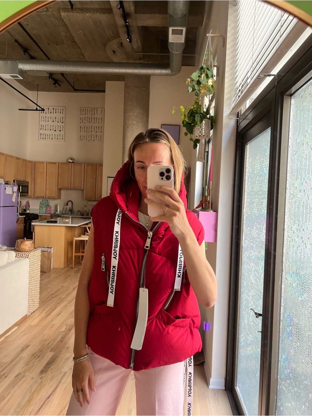 Khrisjoy puffer vest!